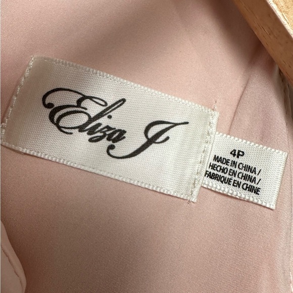 NWT Eliza J. Pleated Floral Drape Halter Sheath Dress - Picture 5 of 12